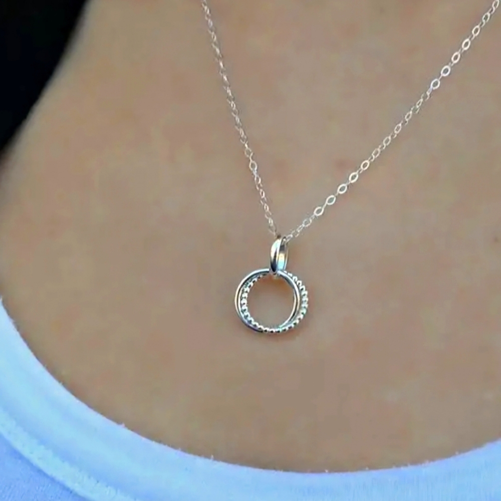 Sister necklace NWT JUST BECAUSE, BIRTHDAY, GRADUATION GIFT. 👭🩷🤟 - Picture 2 of 4
